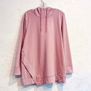 J Jill Fit Hoodie, Soft to the touch with Fleece Interior, Sz L, Athleisure